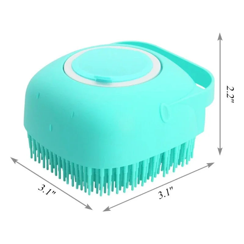 Dog Shampoo Massage Brush